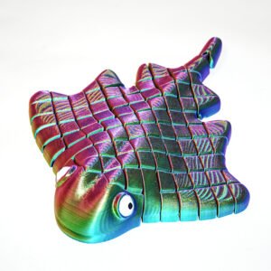 3D printed stingray toy