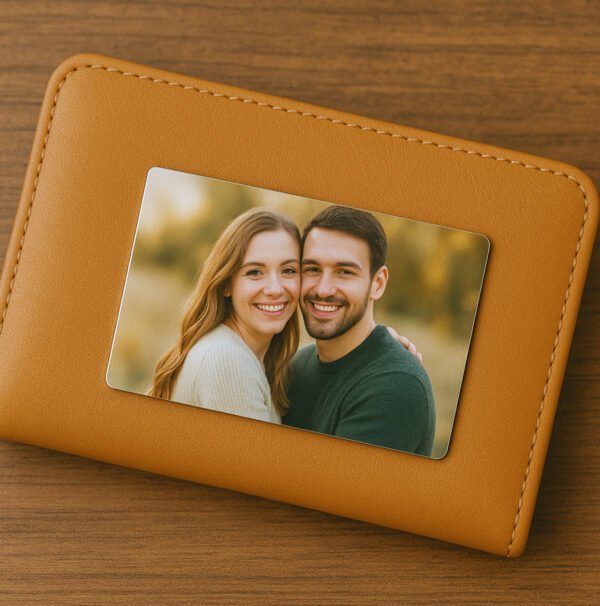 Personalized Metal Photo Card - Image 2