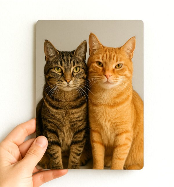 Custom Metal Photo Print with Magnetic Wall Mount - Image 4