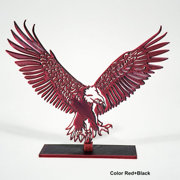 Eco-Friendly 3D Printed Eagle – Bioplastic Patriotic Decor - Image 2