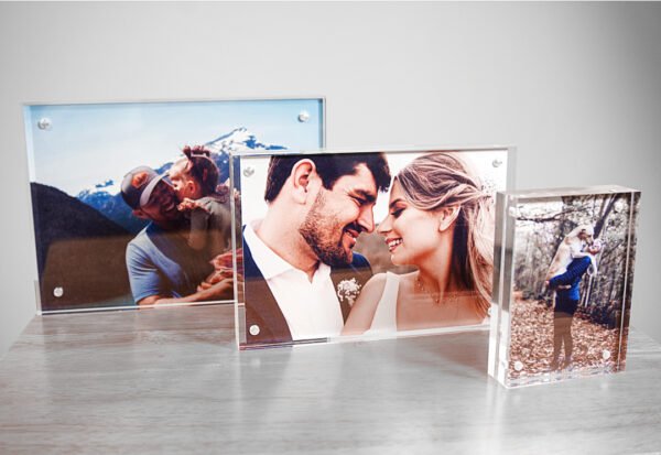 Custom Acrylic Photo Block – Personalized Floating Frame Gift - Image 3