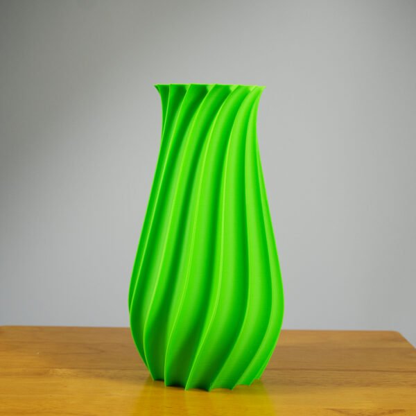 Modern 3D Printed Spiral Vase – Futuristic Home Decor in Multiple Colors - Image 4