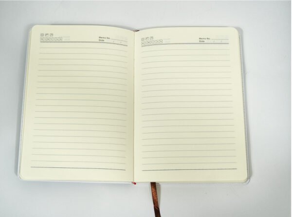 Personalized Faux Leather Photo Notebook – Double-Sided Custom Cover - Image 4