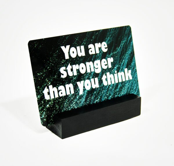 Custom Metal Photo Sign – Waterproof Aluminum Print with Wood Stand | Personalized Gift or Event Display - Image 5