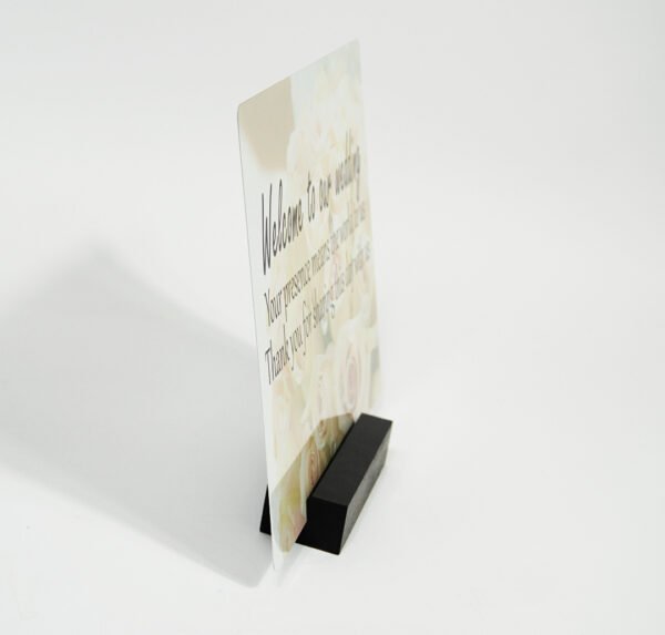 Custom Metal Photo Sign – Waterproof Aluminum Print with Wood Stand | Personalized Gift or Event Display - Image 6