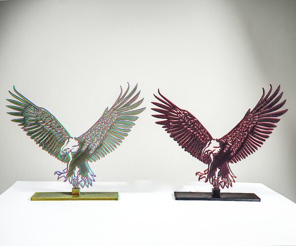 Eco-Friendly 3D Printed Eagle – Bioplastic Patriotic Decor - Image 4