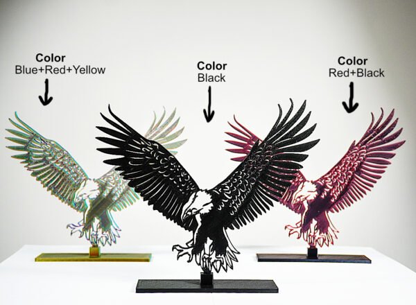Eco-Friendly 3D Printed Eagle – Bioplastic Patriotic Decor - Image 5