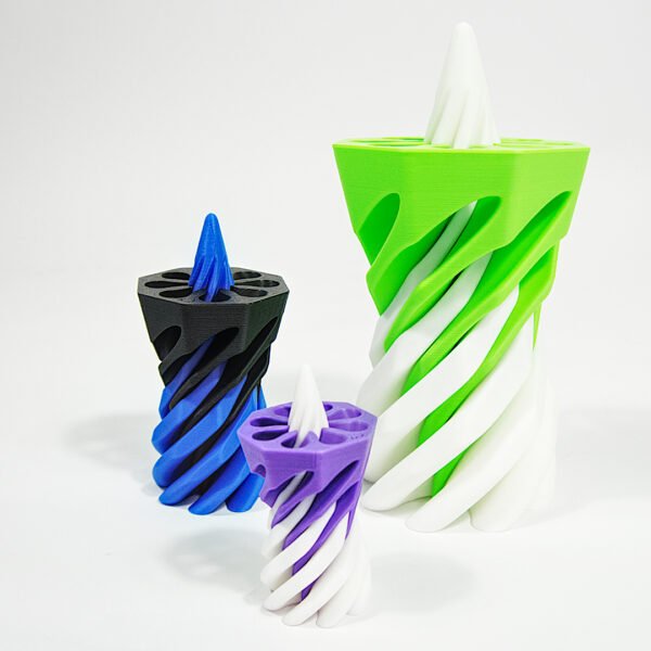 3D Printed Spiral Cone Toy – Eco-Friendly, Customizable, and Mesmerizing - Image 3